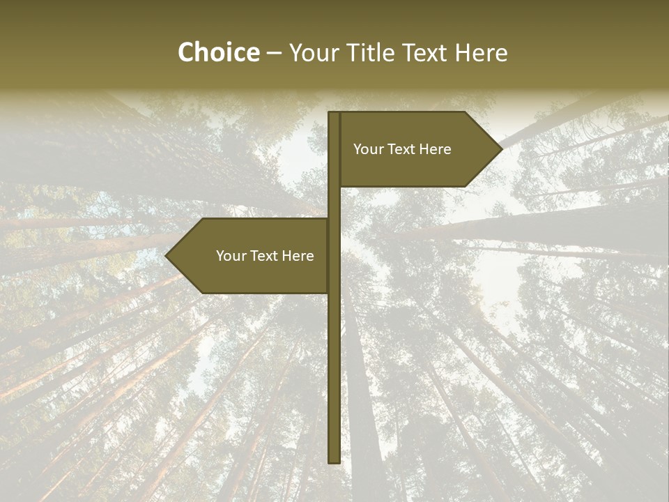 Slender Sky Top PowerPoint Template