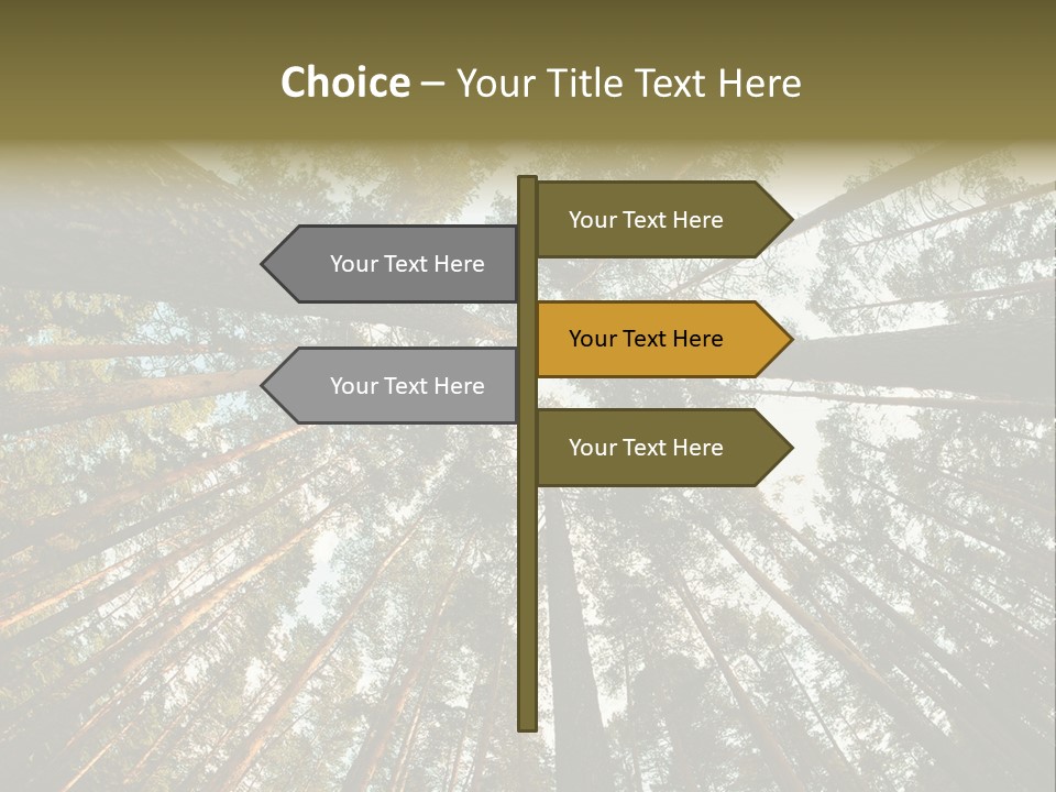 Slender Sky Top PowerPoint Template