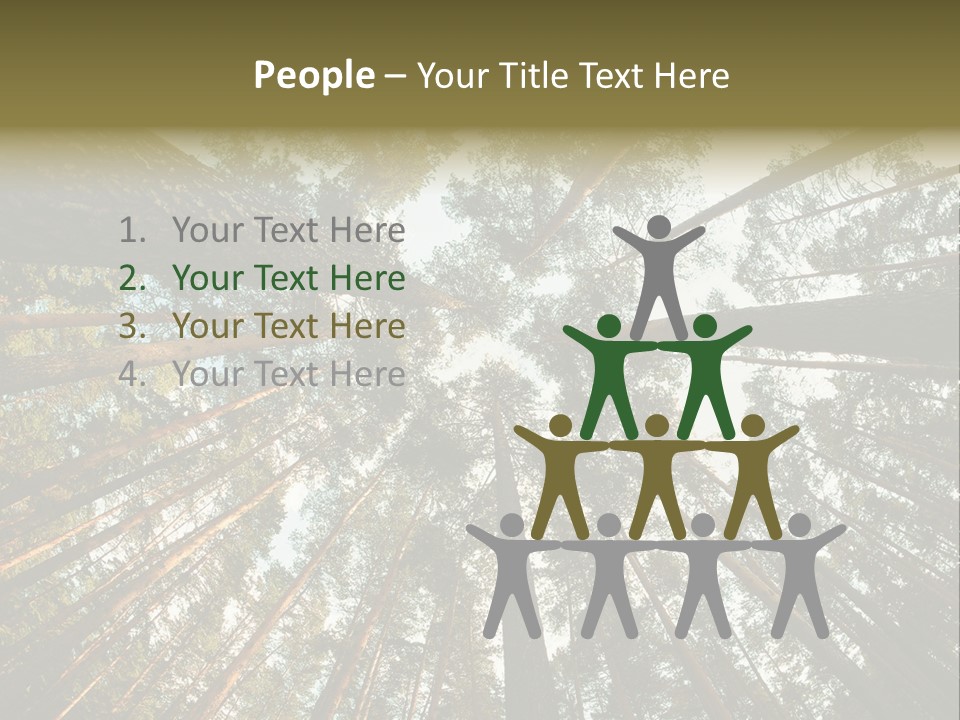 Slender Sky Top PowerPoint Template