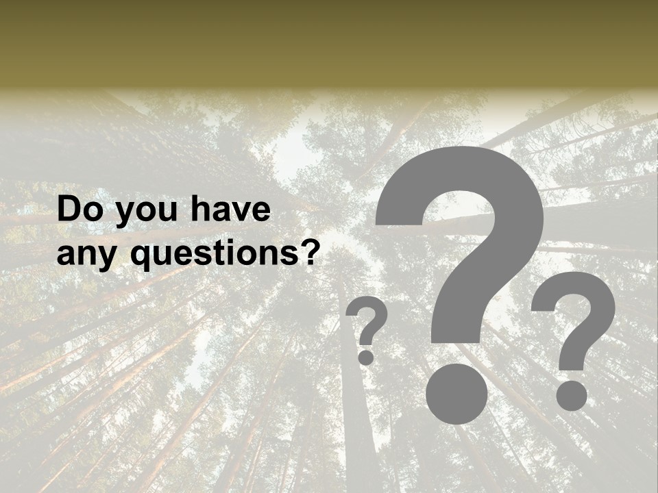 Slender Sky Top PowerPoint Template