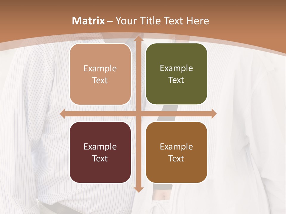 A Man And A Woman Standing Next To Each Other PowerPoint Template