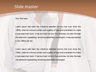 A Man And A Woman Standing Next To Each Other PowerPoint Template