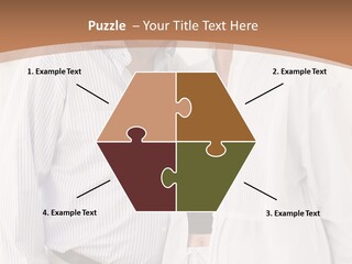 A Man And A Woman Standing Next To Each Other PowerPoint Template