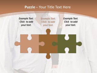 A Man And A Woman Standing Next To Each Other PowerPoint Template