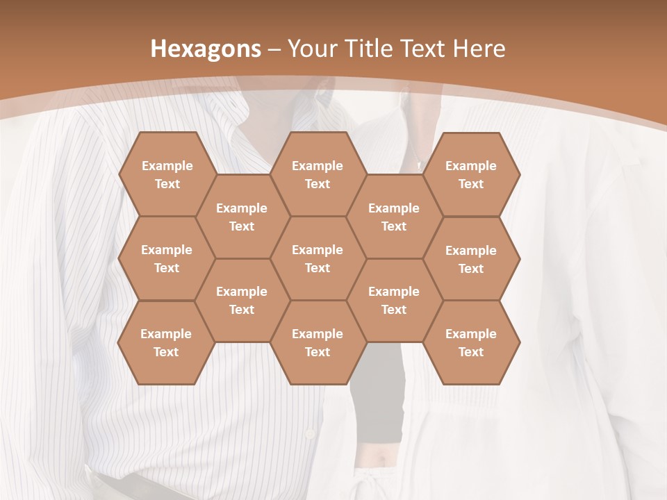 A Man And A Woman Standing Next To Each Other PowerPoint Template