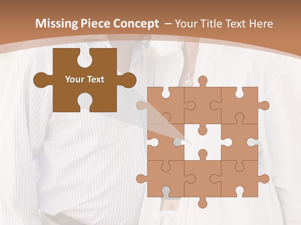A Man And A Woman Standing Next To Each Other PowerPoint Template