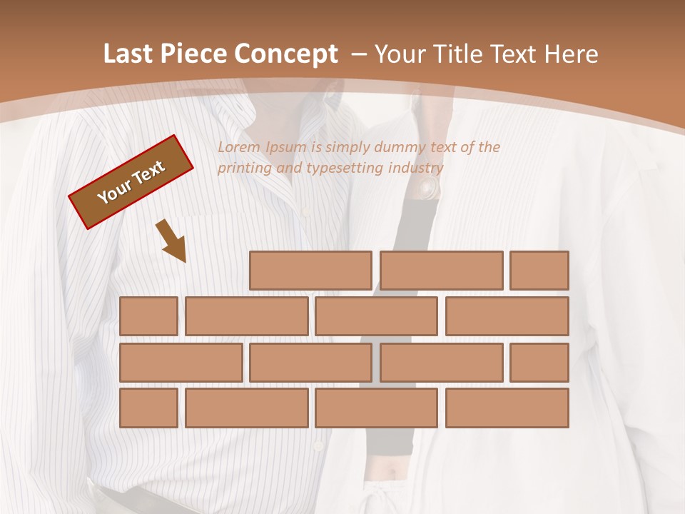 A Man And A Woman Standing Next To Each Other PowerPoint Template