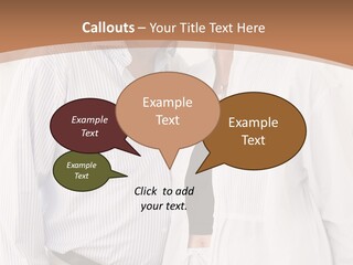 A Man And A Woman Standing Next To Each Other PowerPoint Template