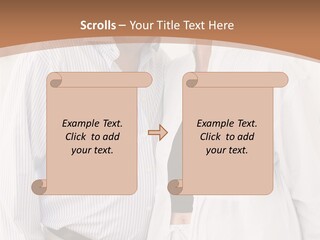 A Man And A Woman Standing Next To Each Other PowerPoint Template