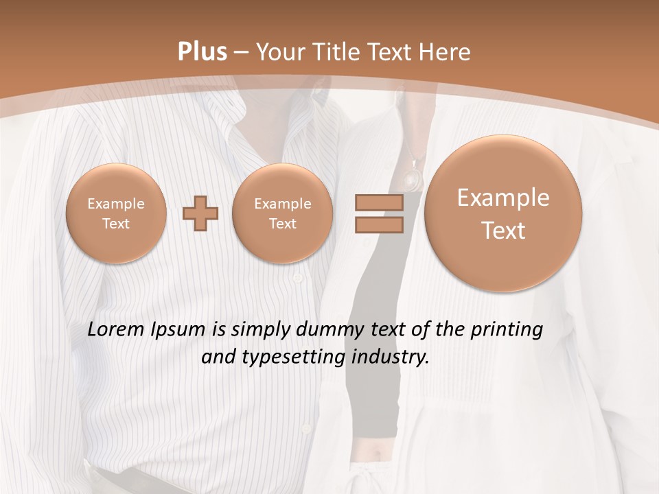 A Man And A Woman Standing Next To Each Other PowerPoint Template