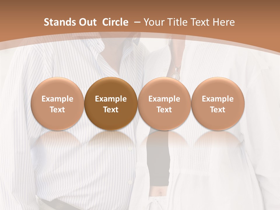 A Man And A Woman Standing Next To Each Other PowerPoint Template