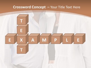 A Man And A Woman Standing Next To Each Other PowerPoint Template