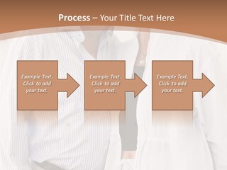 A Man And A Woman Standing Next To Each Other PowerPoint Template