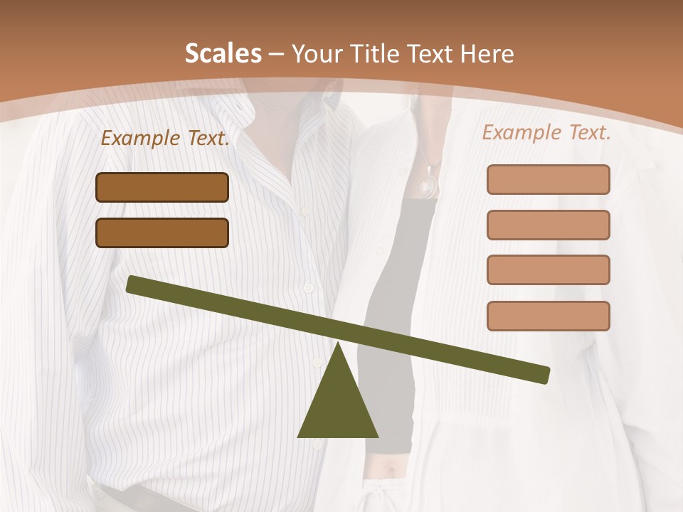 A Man And A Woman Standing Next To Each Other PowerPoint Template