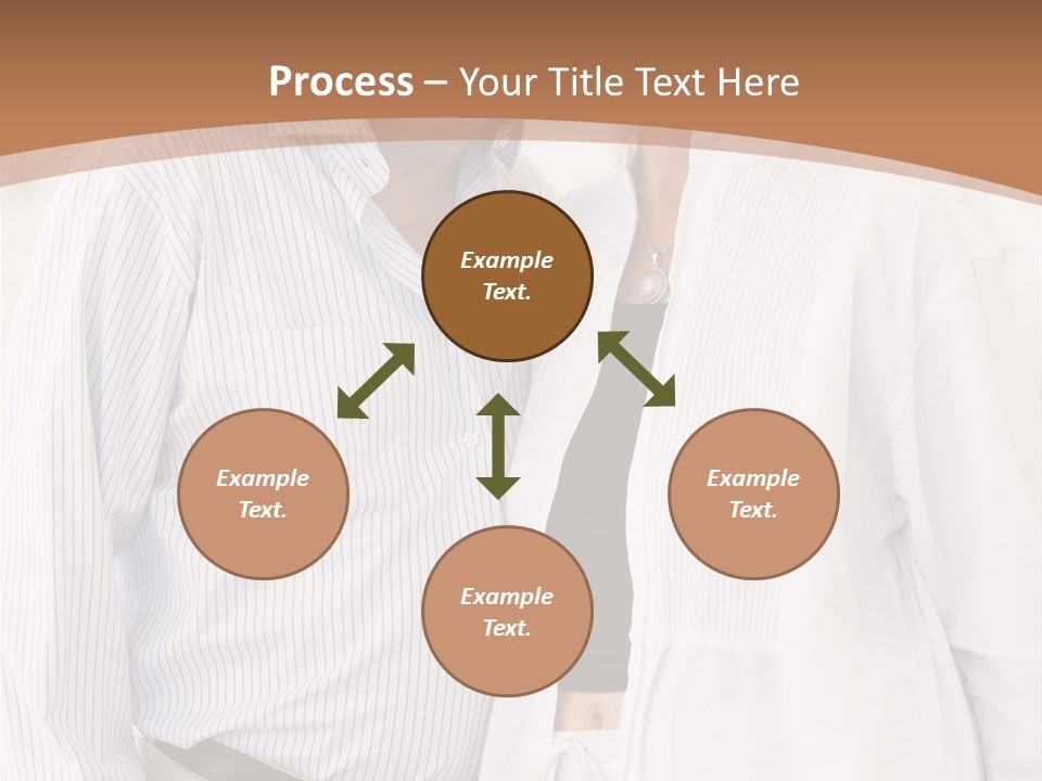 A Man And A Woman Standing Next To Each Other PowerPoint Template