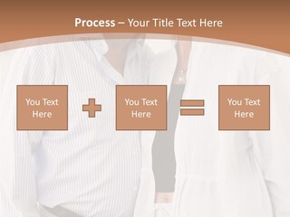 A Man And A Woman Standing Next To Each Other PowerPoint Template