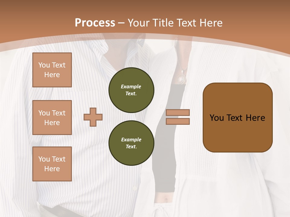 A Man And A Woman Standing Next To Each Other PowerPoint Template
