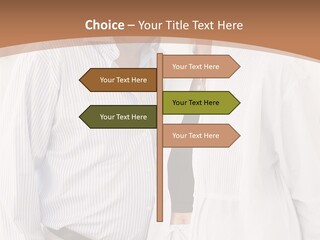 A Man And A Woman Standing Next To Each Other PowerPoint Template