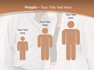 A Man And A Woman Standing Next To Each Other PowerPoint Template