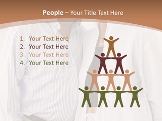 A Man And A Woman Standing Next To Each Other PowerPoint Template