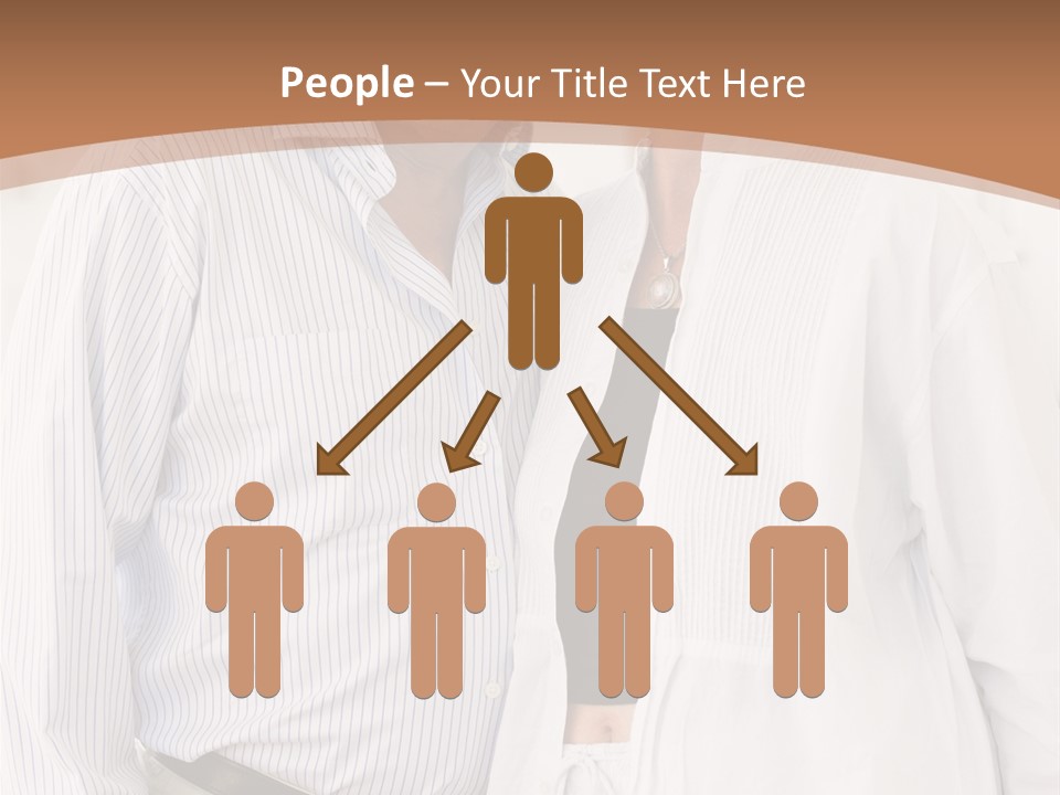 A Man And A Woman Standing Next To Each Other PowerPoint Template