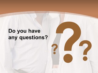 A Man And A Woman Standing Next To Each Other PowerPoint Template