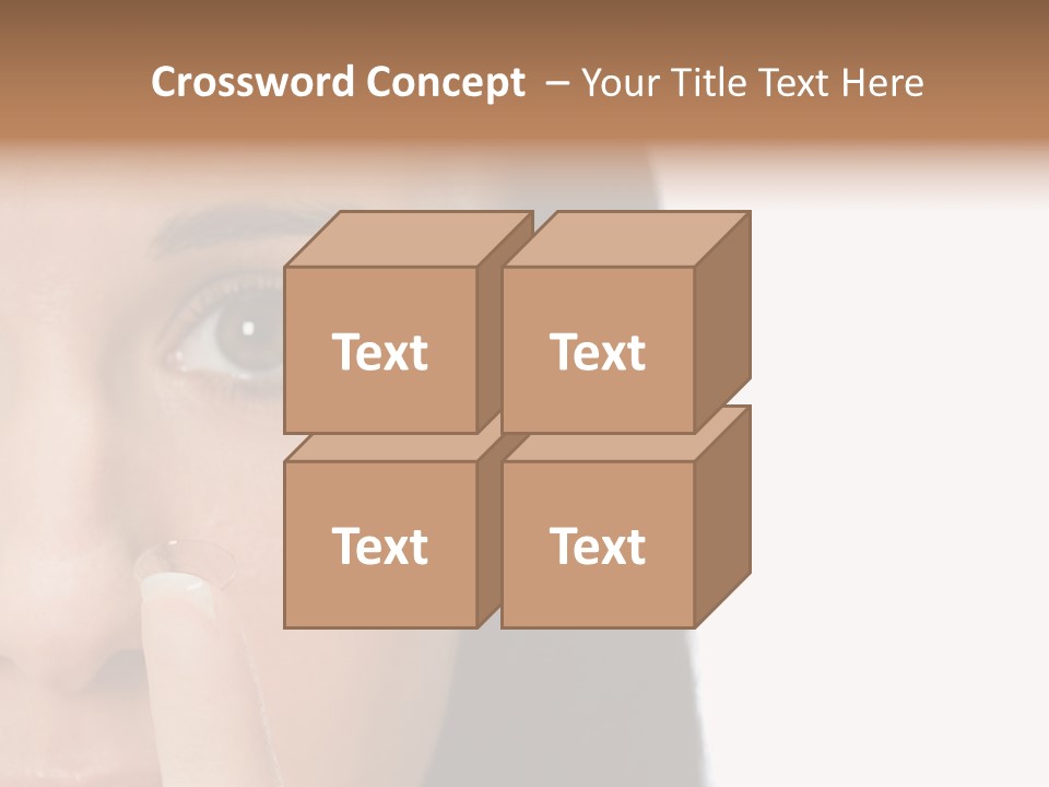 A Beautiful Woman With A Nose Ring On Her Nose PowerPoint Template