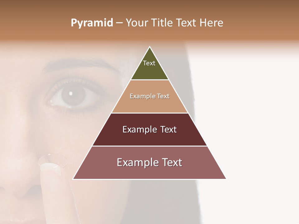 A Beautiful Woman With A Nose Ring On Her Nose PowerPoint Template