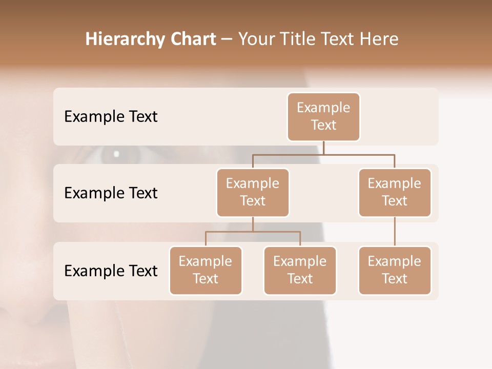 A Beautiful Woman With A Nose Ring On Her Nose PowerPoint Template