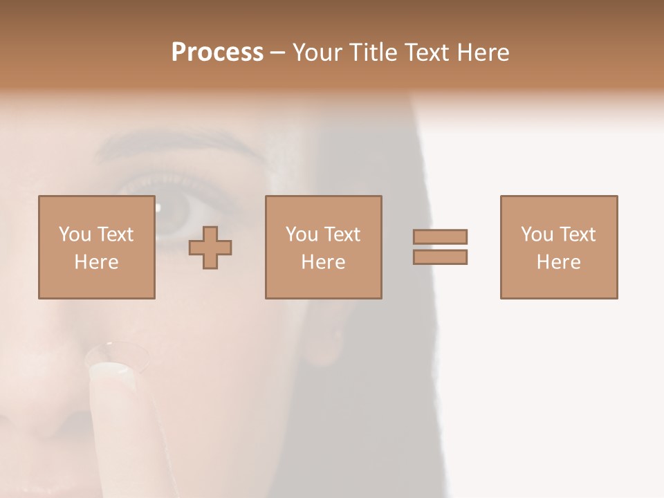 A Beautiful Woman With A Nose Ring On Her Nose PowerPoint Template