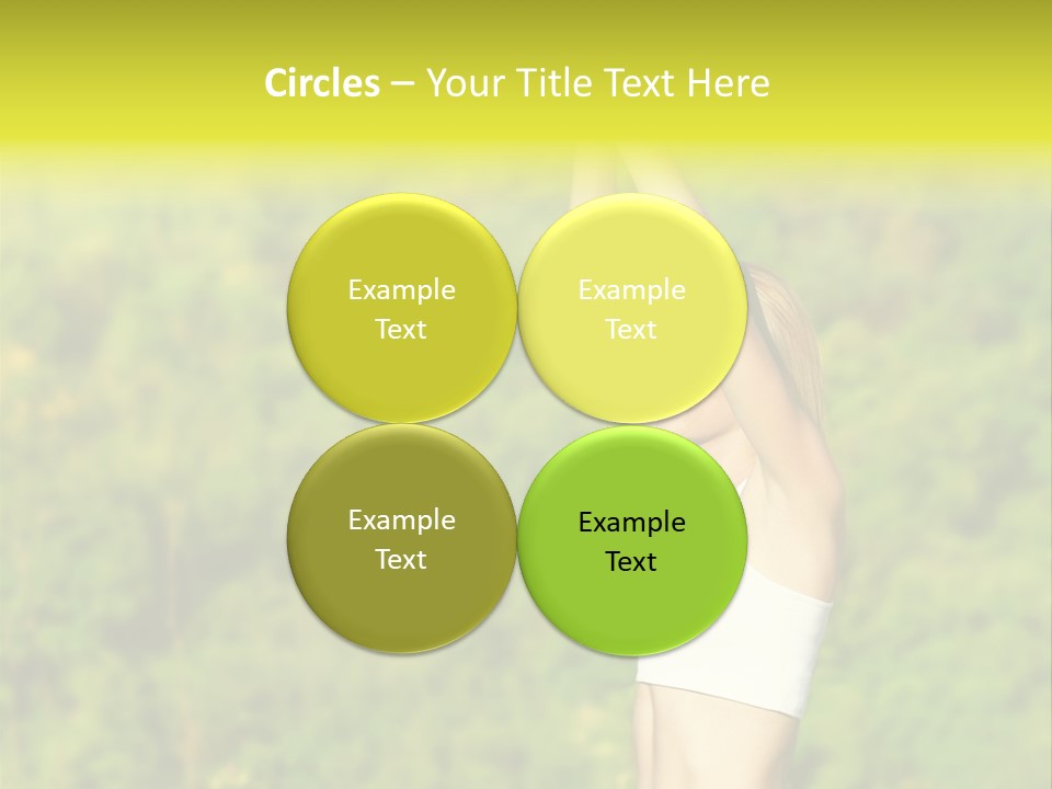 European Caucasian Blonde PowerPoint Template