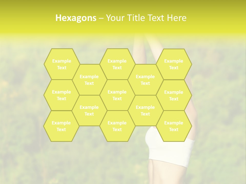 European Caucasian Blonde PowerPoint Template