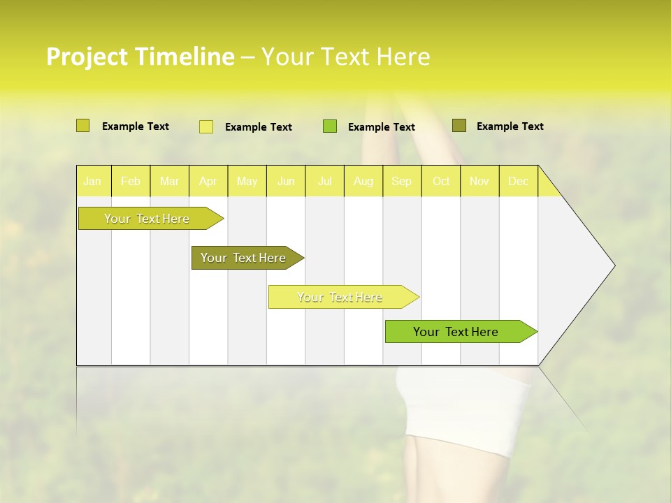 European Caucasian Blonde PowerPoint Template