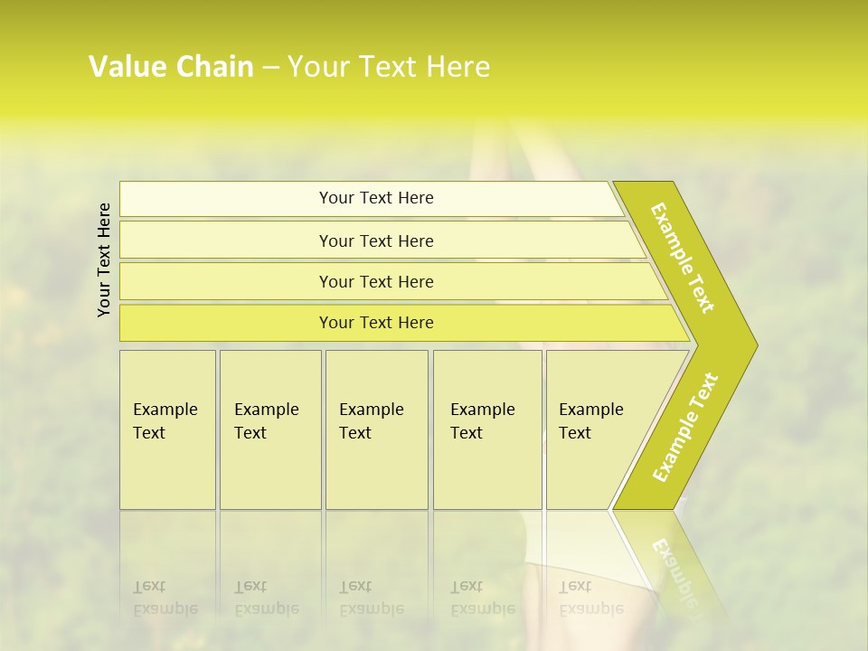 European Caucasian Blonde PowerPoint Template