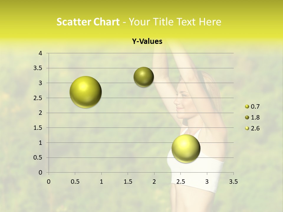 European Caucasian Blonde PowerPoint Template