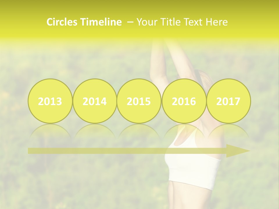 European Caucasian Blonde PowerPoint Template