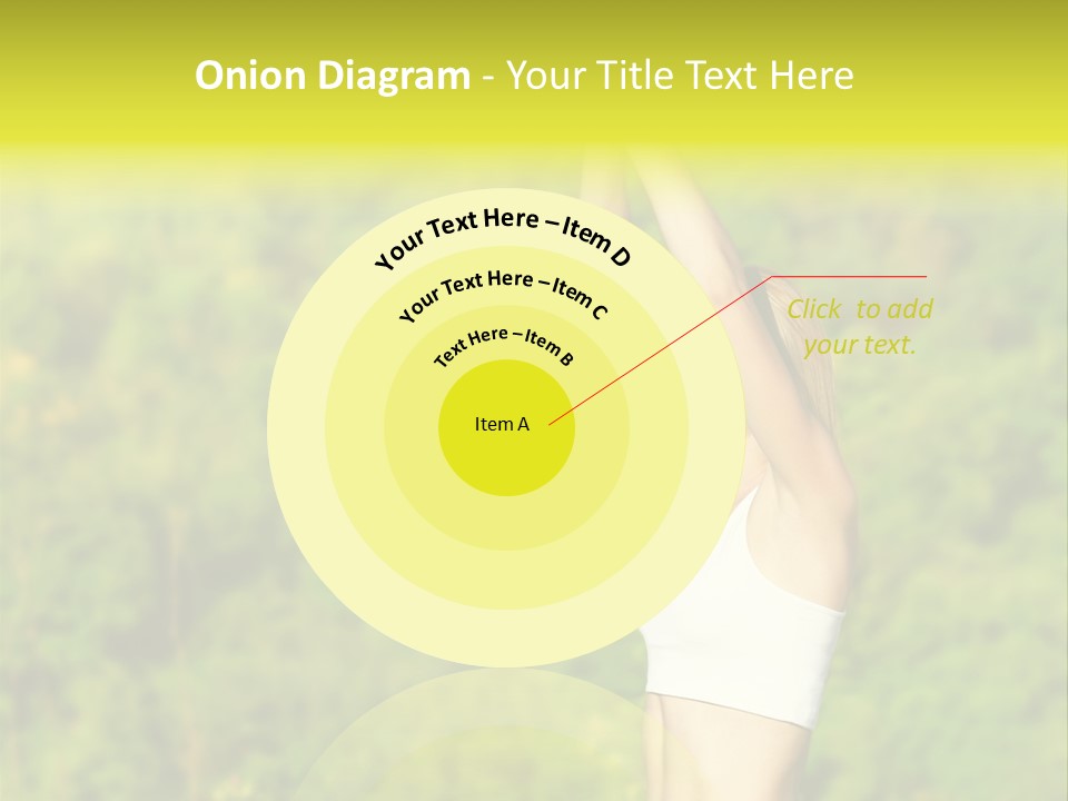 European Caucasian Blonde PowerPoint Template