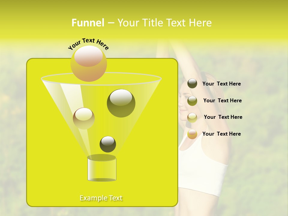 European Caucasian Blonde PowerPoint Template