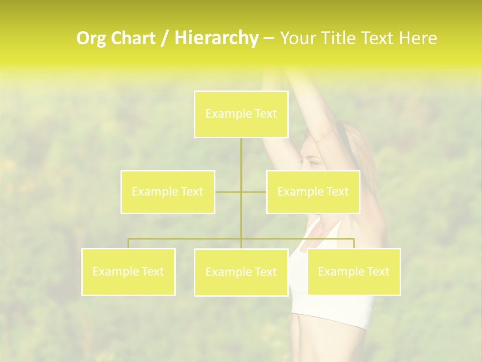 European Caucasian Blonde PowerPoint Template