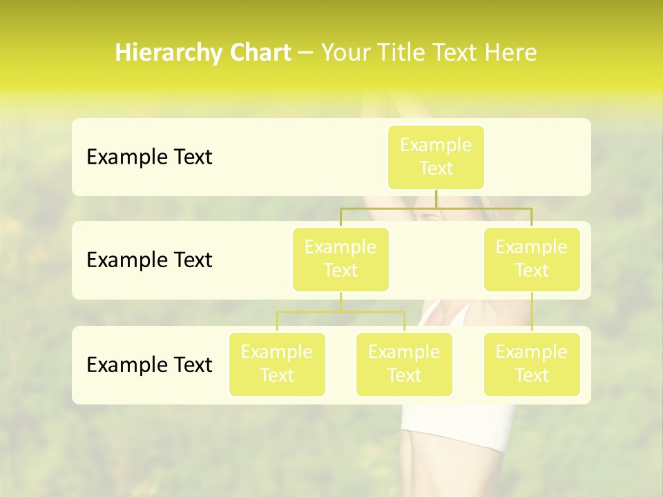 European Caucasian Blonde PowerPoint Template