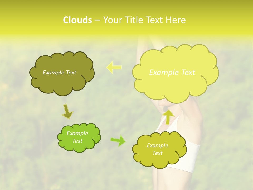 European Caucasian Blonde PowerPoint Template