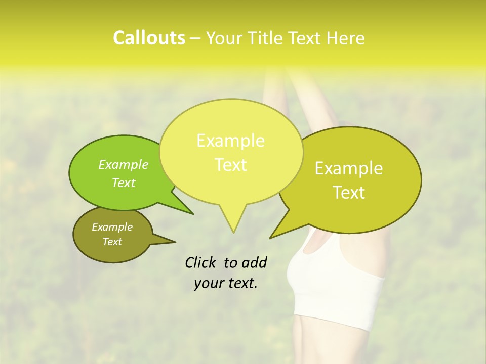 European Caucasian Blonde PowerPoint Template