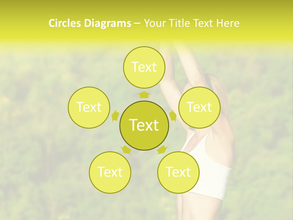 European Caucasian Blonde PowerPoint Template