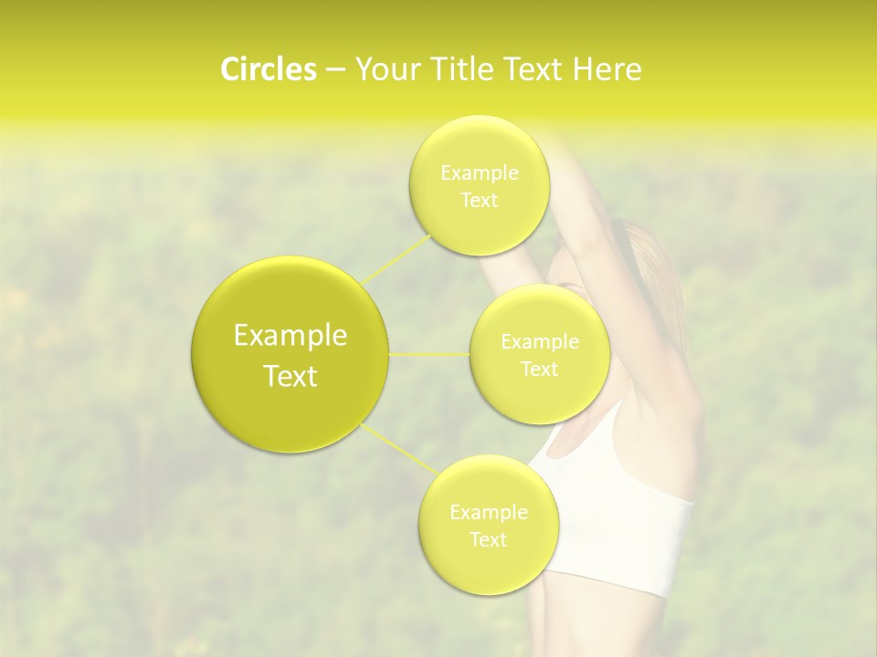 European Caucasian Blonde PowerPoint Template