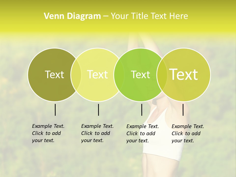 European Caucasian Blonde PowerPoint Template