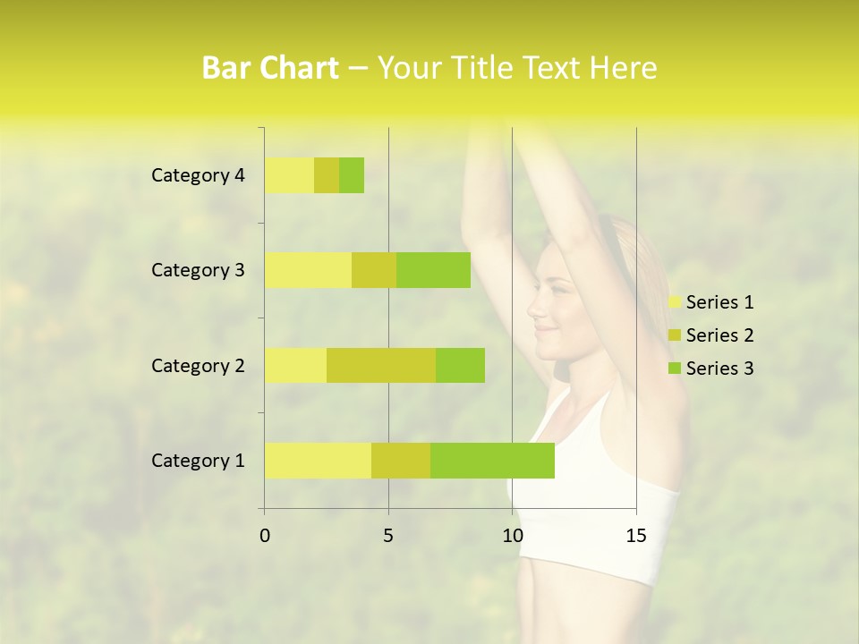 European Caucasian Blonde PowerPoint Template