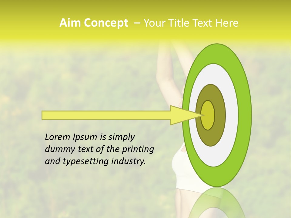 European Caucasian Blonde PowerPoint Template