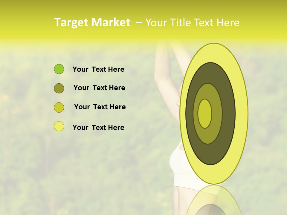 European Caucasian Blonde PowerPoint Template