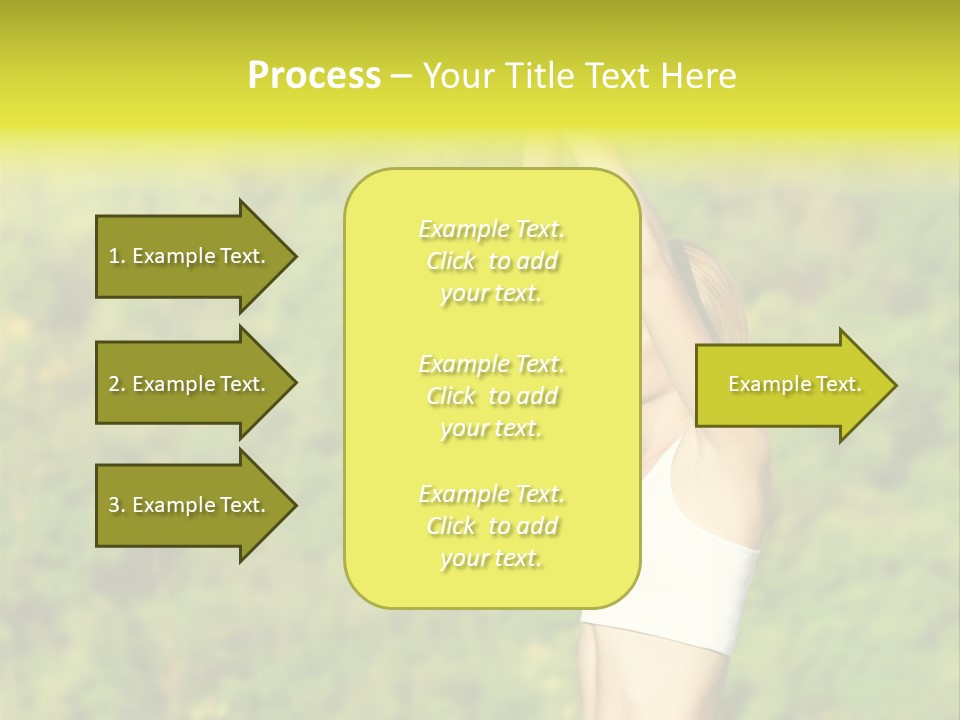 European Caucasian Blonde PowerPoint Template