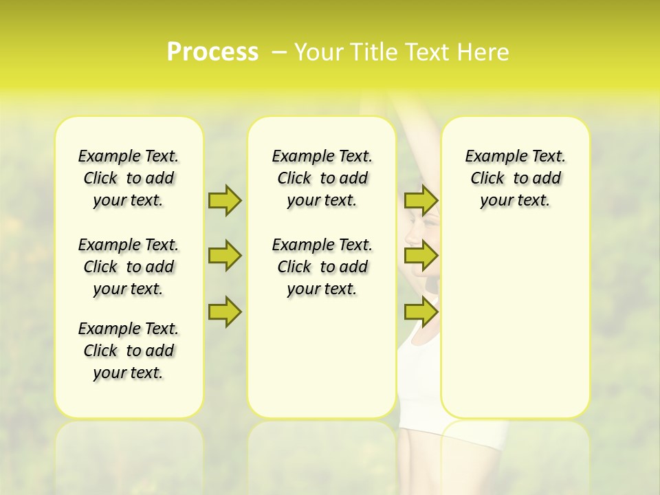 European Caucasian Blonde PowerPoint Template